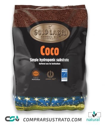 Coco de Gold Label - Fibras puras para hidroponia