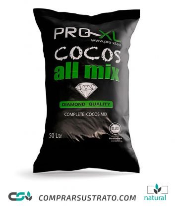 Cocos All Mix - Fibra de coco fertilizada con perlita, Pro-xl