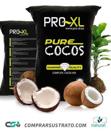 Pure Cocos - Sacos de coco puro sin fertilizar de Pro-Xl